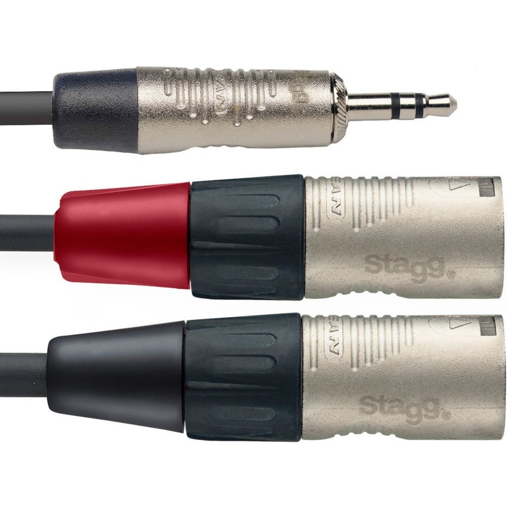 Кабель аудио Jack - XLR Stagg NYC3/MPS2XMR 3.0m