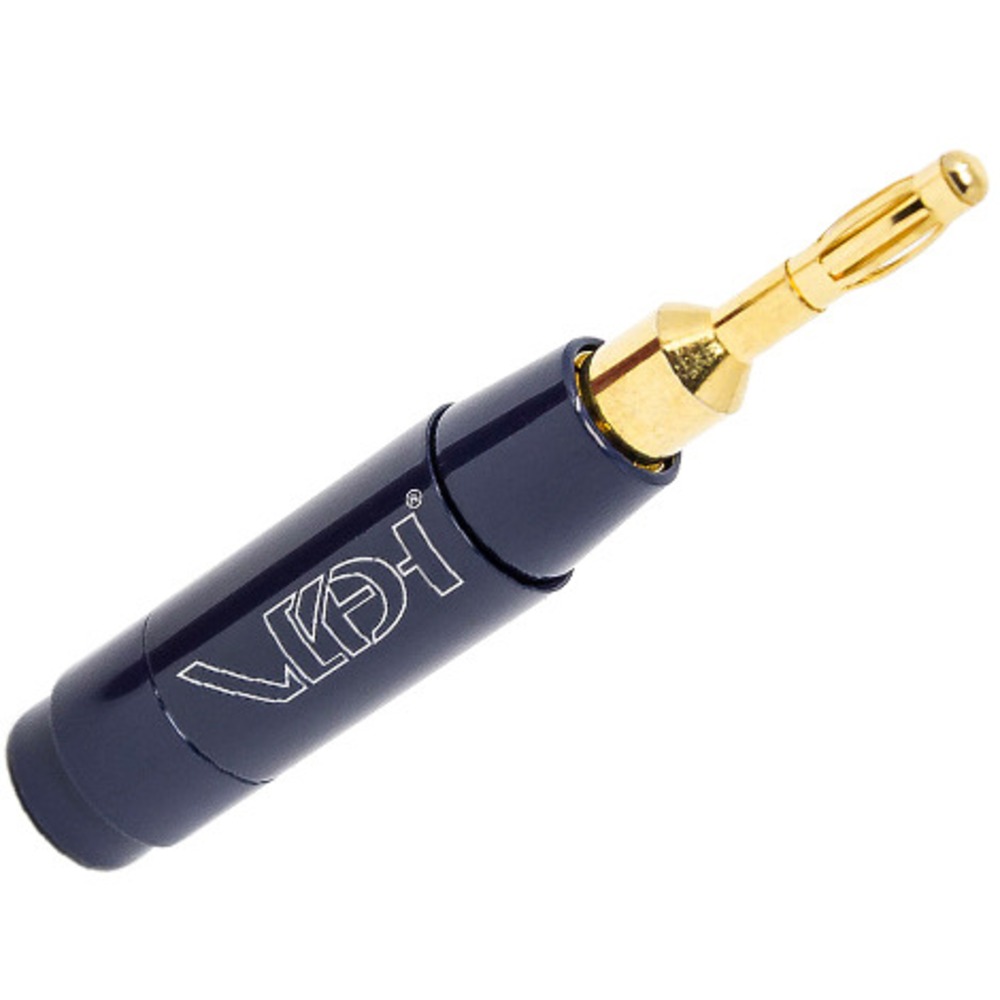 Разъем Акустический Van Den Hul BERRI Banana Gold Plated Bus 6.5mm Blue