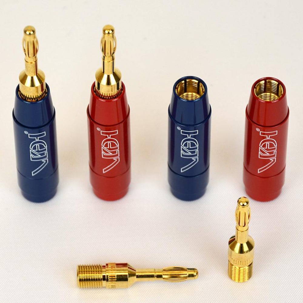Разъем Акустический Van Den Hul BERRI Banana Gold Plated Bus 6.5mm Blue
