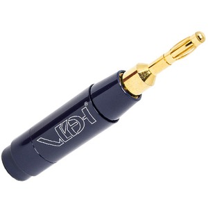Разъем Акустический Van Den Hul BERRI Banana Gold Plated Bus 6.5mm Blue