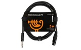 Кабель аудио Jack - XLR Rockdale XF001-3M 3.0m