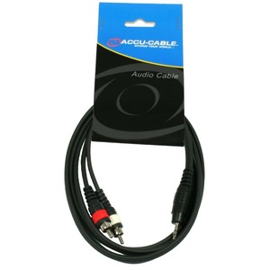 Кабель аудио Jack - RCA American DJ AC-J3S-2RM/1,5 1.5m