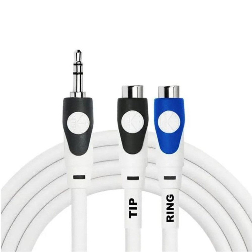 Кабель аудио Jack - RCA Kirlin LGY-367L 2M WH 2.0m