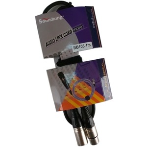Кабель аудио XLR - XLR Soundking BB103 1.0m