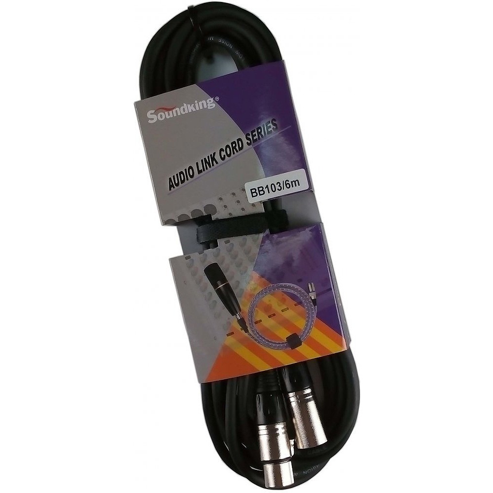 Кабель аудио XLR - XLR Soundking BB103 6.0m