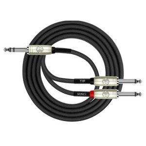 Кабель аудио Jack - Jack Kirlin Y-336PR 2M BK 2.0m