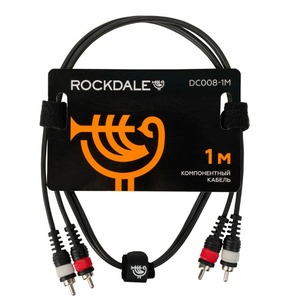 Кабель аудио RCA - RCA Rockdale DC008-1M 1.0m