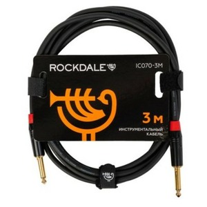 Кабель аудио 1xJack - 1xJack Rockdale IC070-3M 3.0m
