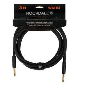 Кабель аудио 1xJack - 1xJack Rockdale Wild B3 3.0m