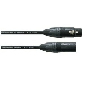 Кабель аудио XLR - XLR Cordial CRM 10 FM-BLACK 10.0m