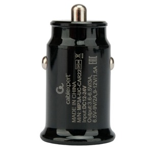 Автомобильное зарядное устройство Cablexpert MP3A-UC-CAR22