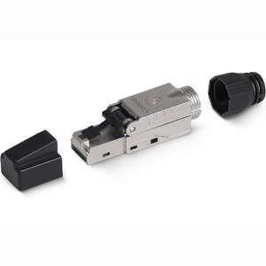 Разъем RJ-45 Cabeus 8P8C-SH-C6+ -TWP