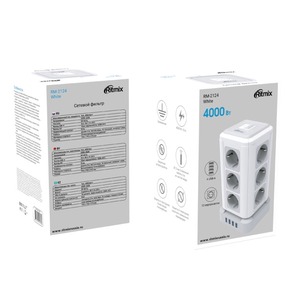 Сетевой фильтр Ritmix RM-2124 White