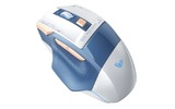 Мышь компьютерная AULA SC550 white+blue