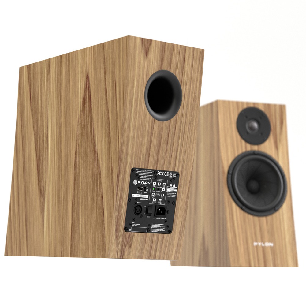 Колонка полочная Pylon Audio Jasper Monitor 18 ACTIVE Natural Veneer American Walnut