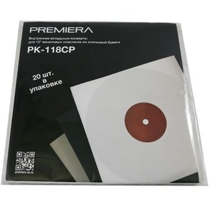 Внутренние конверты для виниловых пластинок Premiera PK-118CP