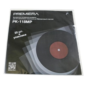 Внутренние конверты для виниловых пластинок Premiera PK-118MP
