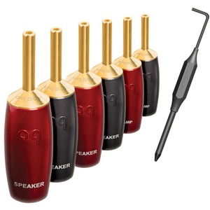 Разъем Акустический Audioquest SureGrip507 Banana Gold (Set 6)