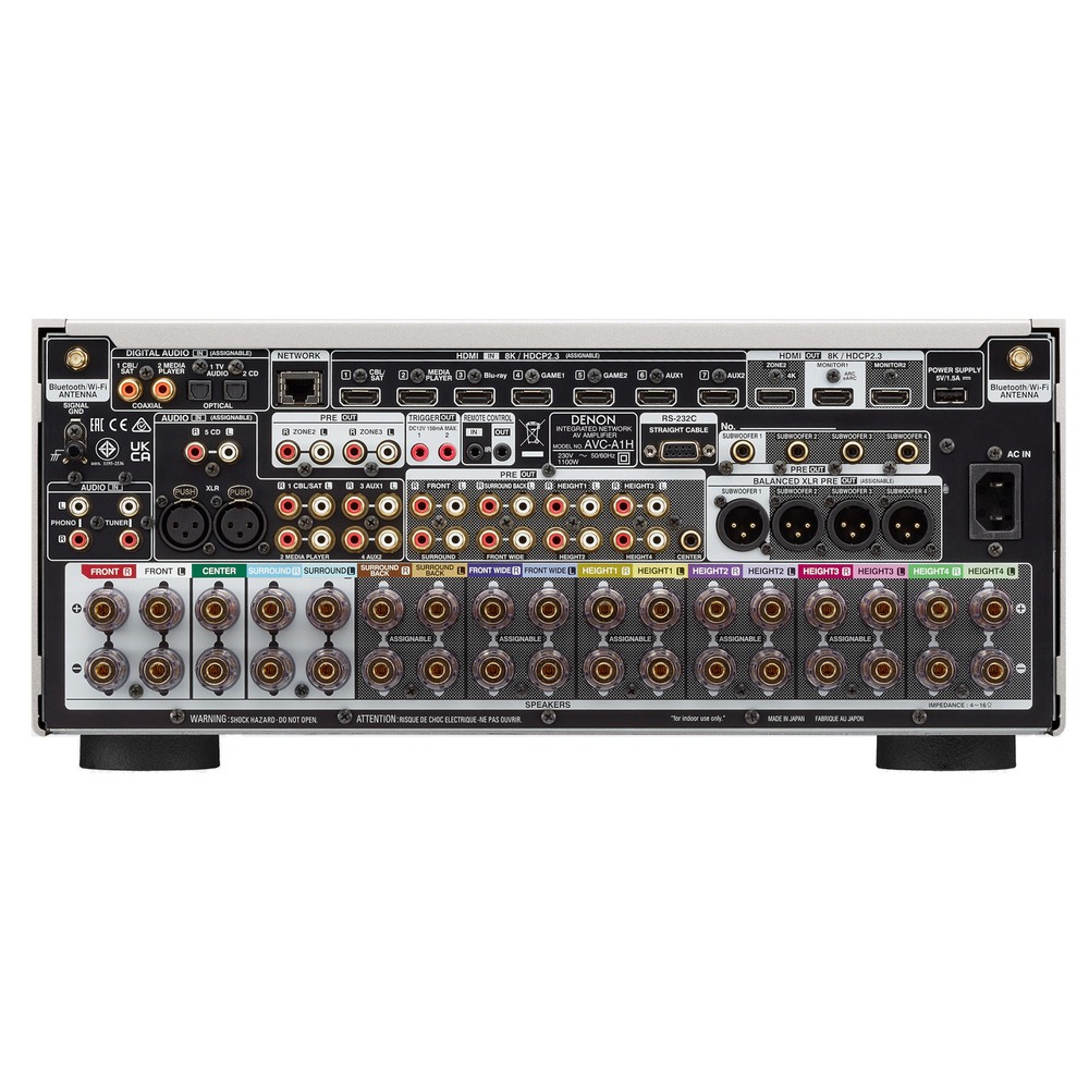 15.4-канальный AV-ресивер Denon AVC-A1H Silver