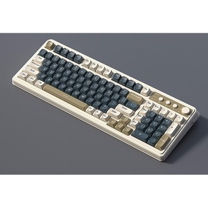 Клавиатура компьютерная AULA S99 Light Cream-Navy-Brown