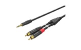 Кабель аудио Jack - RCA Roxtone PACC150/2 2.0m