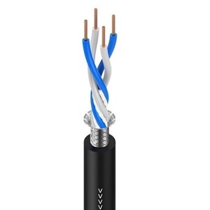 Кабель микрофонный в нарезку Roxtone MC040/100 Black 100.0m