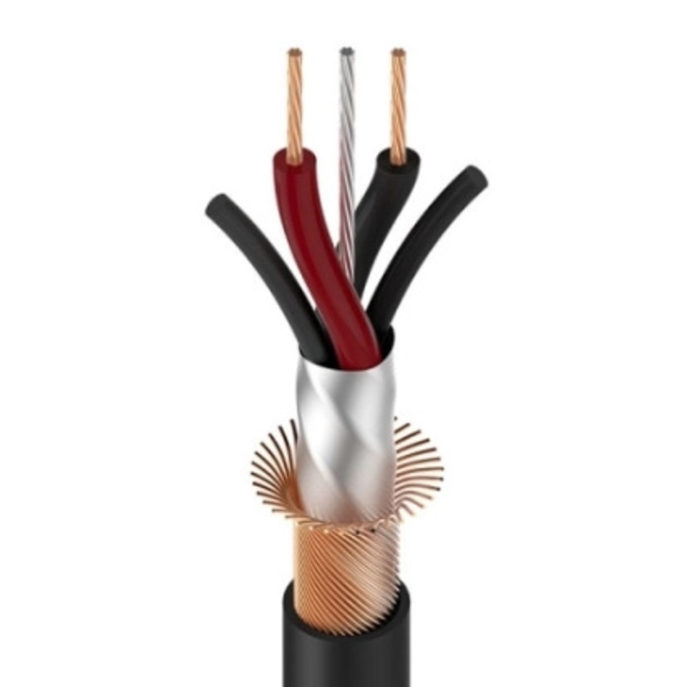 Кабель DMX Roxtone DMX001L-LSZH/100 Black 100.0m