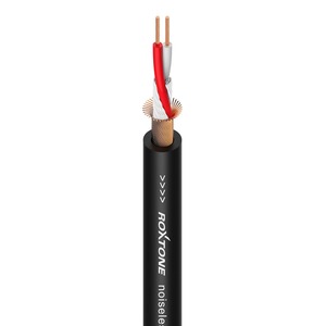 Кабель микрофонный в нарезку Roxtone MC002/100*4 Black 400.0m