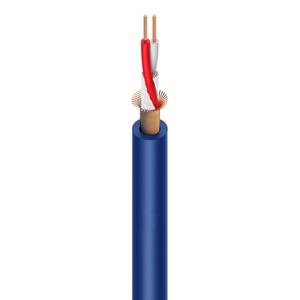 Кабель микрофонный в нарезку Roxtone MC002/100 Blue 100.0m