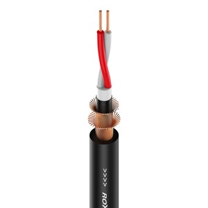 Кабель микрофонный в нарезку Roxtone MC240/100 Black 100.0m