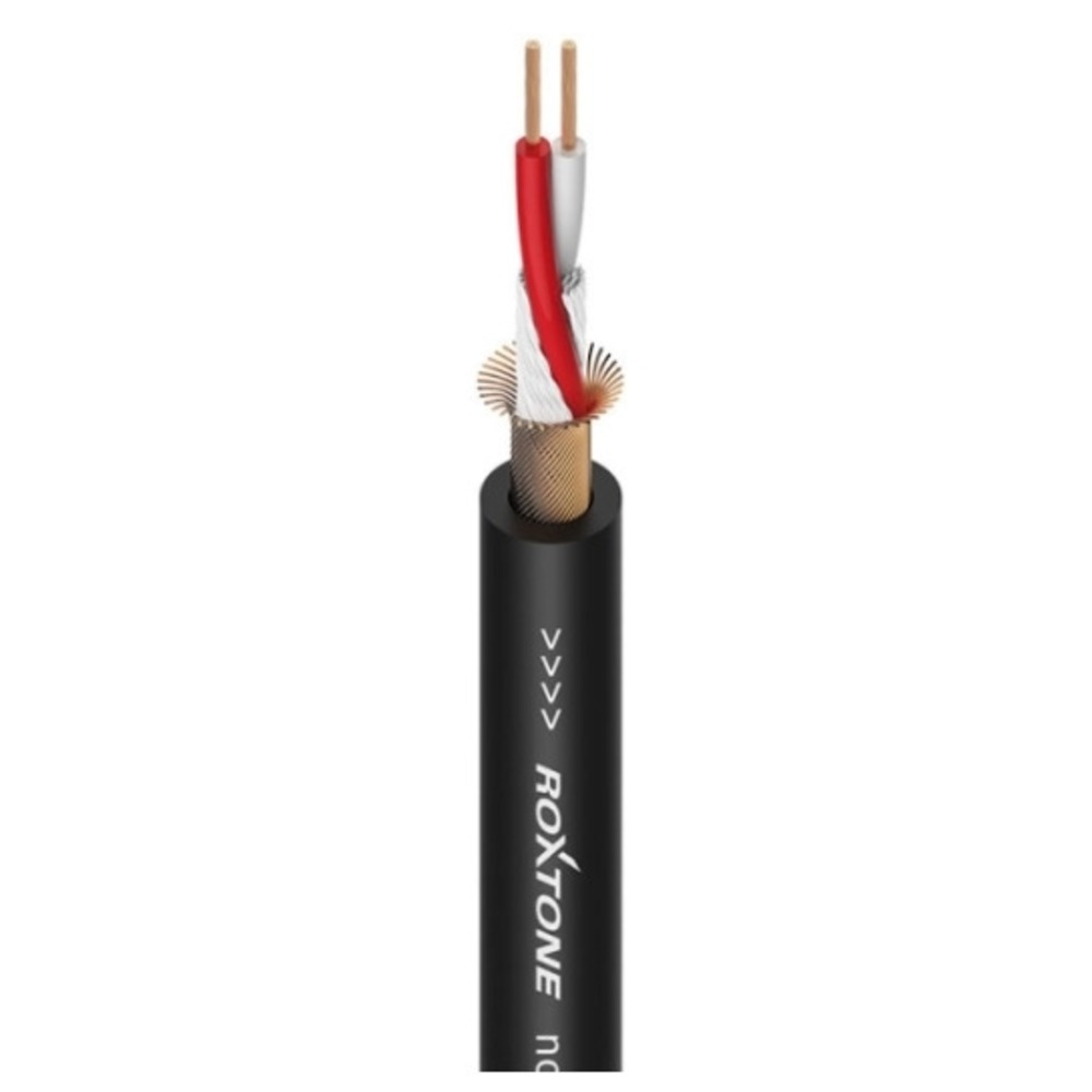 Кабель микрофонный в нарезку Roxtone SFMC265/100 Green 100.0m