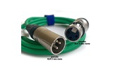 Кабель аудио XLR - XLR GS-PRO XLR3F-XLR3M green 8.0m