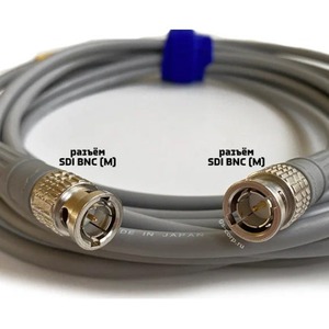 Кабель Видео GS-PRO 6G SDI BNC-BNC mob grey 50.0m