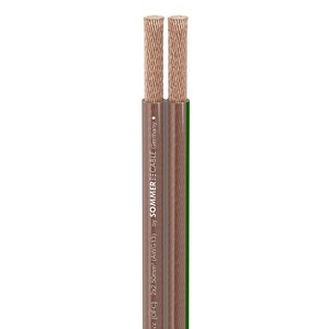 Кабель акустический Sommer Cable 400-0250 SC-Twincord Transparent 100.0m