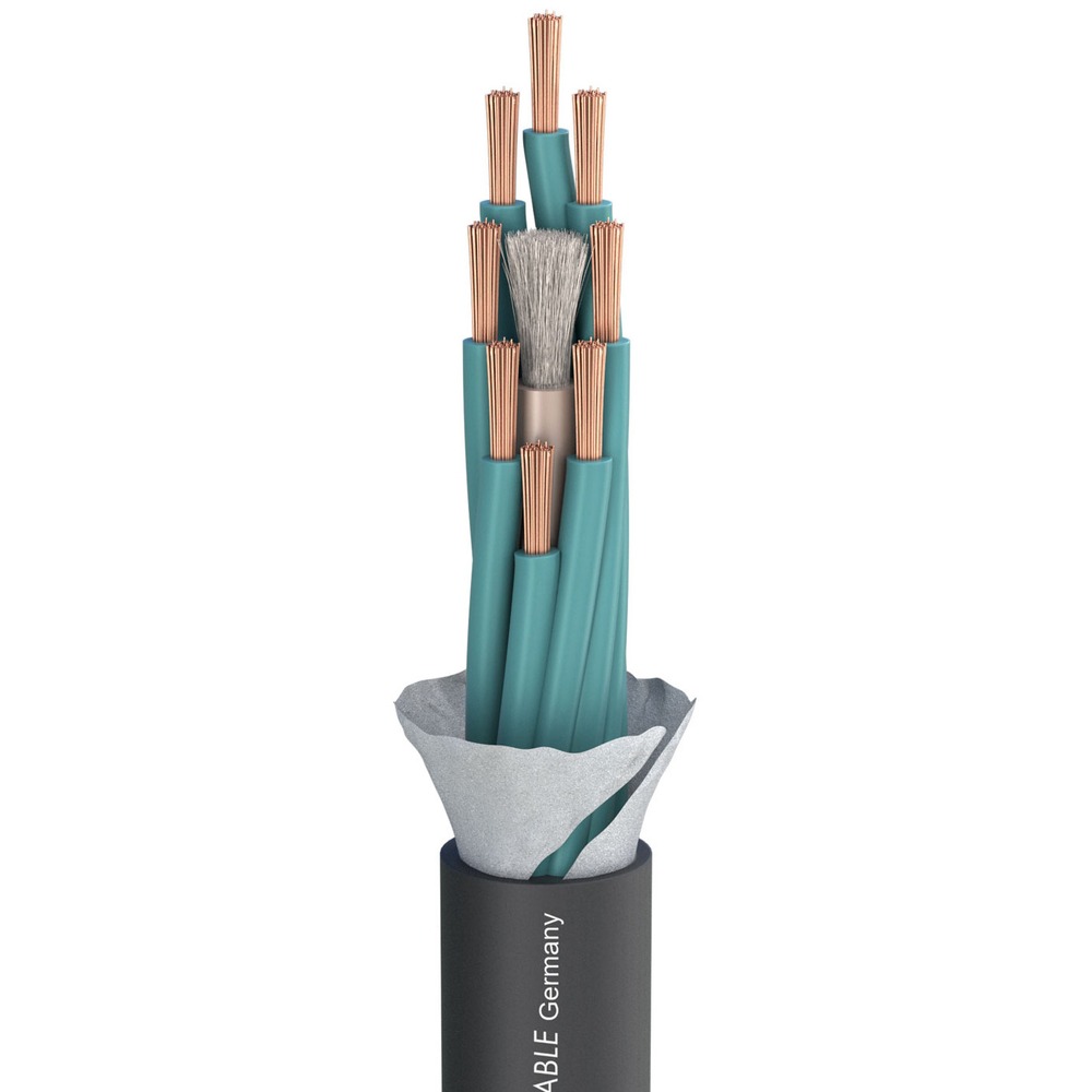 Кабель акустический Sommer Cable 490-0351-840 Elephant Robust SPM840 Black 100.0m