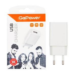 Зарядное устройство сетевое GoPower 00-00018569