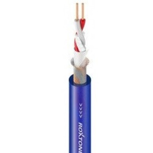 Кабель микрофонный в нарезку Roxtone MC020/100 Blue 100.0m
