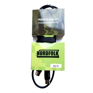 Кабель аудио MIDI - MIDI NORDFOLK MIDI 1.0m