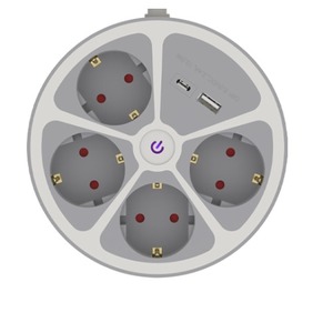 Сетевой фильтр Ritmix RM-341C White