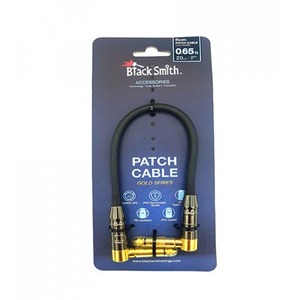 Кабель аудио Jack - Jack BlackSmith Patch Cable Gold Series GSPC-20 0.2m