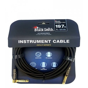 Кабель аудио Jack - Jack BlackSmith Instrument Cable Gold Series GSIC-STRA6 6.0m