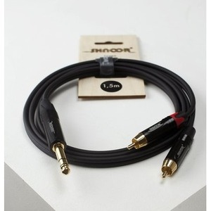 Кабель аудио Jack - RCA Shnoor JS2RCA 1.5m