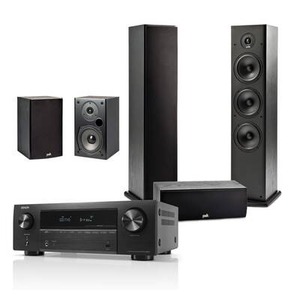 Комплект колонок Denon AVR-X580BT + Polk T Series 5.0 Set Black