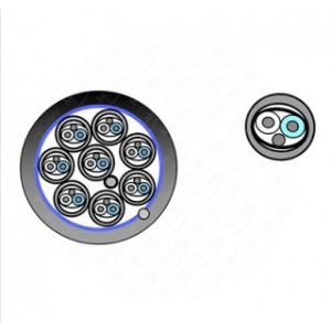 Кабель мультикор в нарезку Gabriel DM AWG24 F/F 8P FRNC-C