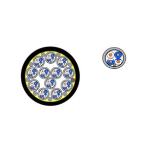 Кабель мультикор в нарезку Gabriel AM SQ AWG26 U/F 12P FRNC-C