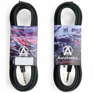 Кабель аудио Jack - Jack AuraSonics J63J63TRSG-3BK 3.0m