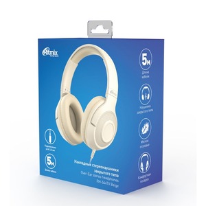 Наушники Ritmix RH-544TV Beige