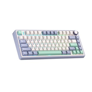 Клавиатура компьютерная AULA F75 Purple-Beige-Green Gray Switches
