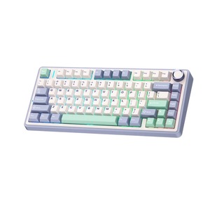 Клавиатура компьютерная AULA F75 Purple-Beige-Green Gray Switches