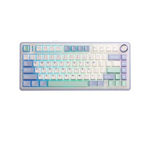 Клавиатура компьютерная AULA F75 Purple-Beige-Green Gray Switches